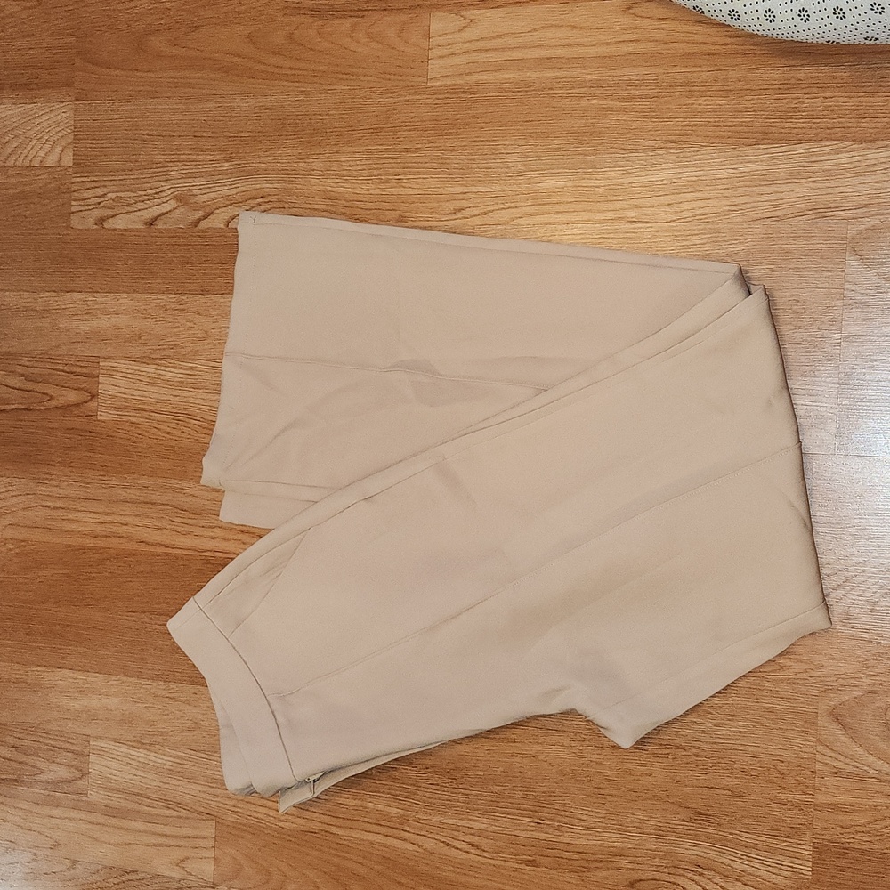 Nude wide leg boot cut pant